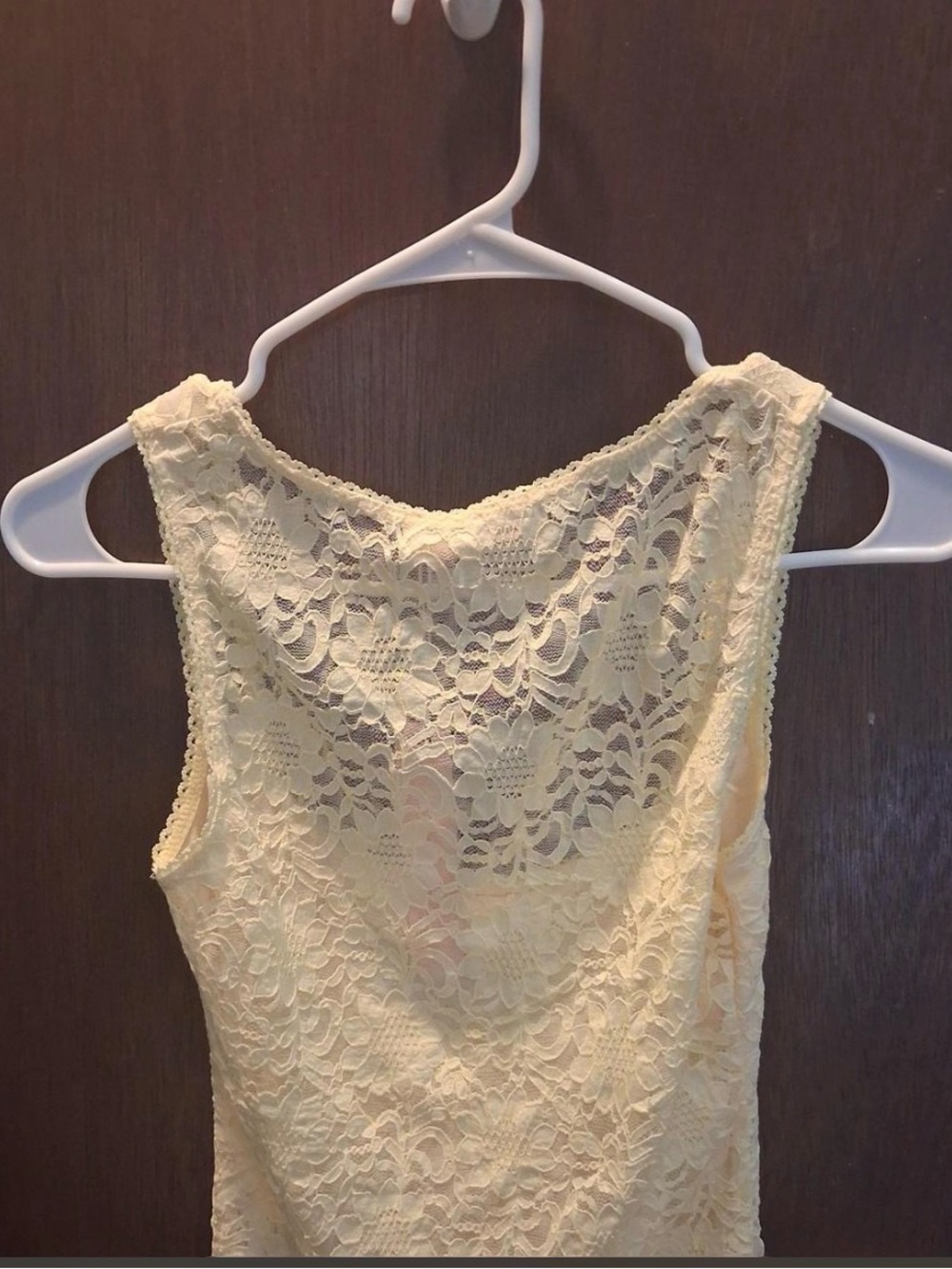Tank Top Lace Back - Picture 2 of 2